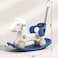 Baby Rocking Horse Ride On Toy for Kids with Handle and Backrest - Blue
