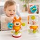 Goodway - Rabbit Spinning Suction Cup Baby Activity Toy - Orange