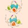 Goodway - Rolling Elephant Baby Rattle Activity Toy