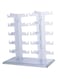 WANGCL Acrylic 10 Pairs Sunglasses Organizer Double Row Sunglasses Rack Holder Glasses Show Display Stand Organizer (Clear)