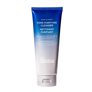 Dr. Brandt Pores No More Purifying Cleanser - Non-Drying Gel - Cleanses, Purifies, and Dissolves Excess Oil, Residue, and Debris - 3.5 fl oz / 105 ml