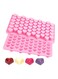 Heart Shape Silicone Baking Chocolate Cookie Molds multicolour