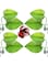 ELECDON 4 PCS Betta Bed Leaf Hammock for Betta Fish, Lightweight and Realistic Resting Spot, For Fish Leaf Pad, Ornamental Artificial Leaf Bed Aquarium Accessories, Fish Tank Decoration (Double Leaf)