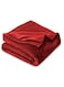 HOME&Acirc;&reg; 300 GSM Premium Plush Single Blanket for Bed, Sofa, Couch, Travel and Camping AC Blanket   150 x 220 CM   Red   SOLID MINK