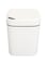 Luocute 12L Automatic Touchless Trash Can, Battery Powered Motion Sensor Garbage Can, Waterproof Intelligent Garbage Can with Lid for Kitchen Bedroom Bathroom White