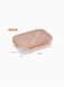 Student Lunch Box With Fork, Microwaveable Lunch Box - Apricot Yellow