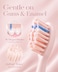 MySmile DY156 Electric Toothbrush for Adults, Rechargeable Sonic Battery Toothbrush Portable with 3 Brush Heads, 2 Mins 5 Modes Smart Timer, 45000VPM, One Charge for 60 Days (Pink, M)
