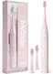 MySmile DY156 Electric Toothbrush for Adults, Rechargeable Sonic Battery Toothbrush Portable with 3 Brush Heads, 2 Mins 5 Modes Smart Timer, 45000VPM, One Charge for 60 Days (Pink, M)
