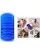 Cat Self Groomer with Catnip, Dog Cat Corner Groomer,Wall Corner Scratcher Comb,Grooming Massage Brush, Perfect Scratch Massager Tool for Long &amp; Short Fur Kitten/Puppy (Blue)