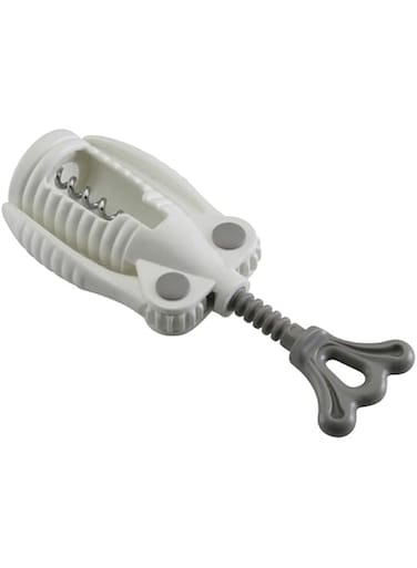 Prestige Plastic Winged Corkscrew Opener, White