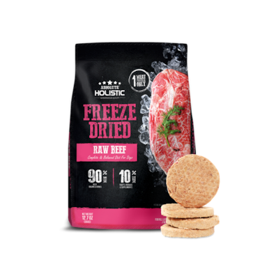 Absolute Holistic Freeze Dried Raw Beef Patty Dry Dog Food - 360G
