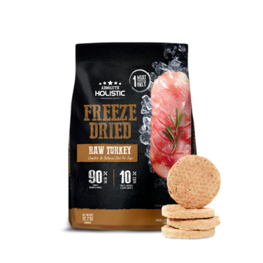 Absolute Holistic Freeze Dried Raw Turkey Patty Dry Dog Food - 360G
