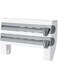 Dubai Gallery 2 Layers Multifunctional Kitchen Storage Rack White/Grey 39X10X24Centimeter
