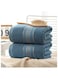 2 Pieces Set - Luxury Soft Large Bath Towels 100% Cotton 400 GSM for Beach, Spa, Hotel, Bathroom 70x140cm (Lake Blue)