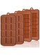 TALITARE Square Caramel Candy Silicone Molds, Pack of 4