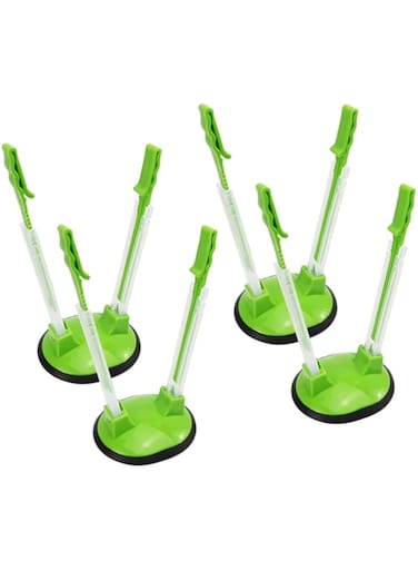 ORiTi Baggy Rack Stands, Sandwich Bag Racks Holder, Food Storage Bags Clip, For Food Prep Bag/plastic Freezer Bag/Ziploc Bag Hands Free Bag Holder Stand 4pcs