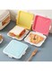 WVHTHVW Sandwich Bags, Reusable Silicone Sandwish Bag for Kids, Easy Carry Sandwich Case, Leakproof Soft Sealed bread Toast Container, Bento Box for Picnic School Office Travel (Blue)