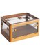 NKX Versatile Foldable Transparent Storage Box for Books and Household Items 44.2 X 26cm