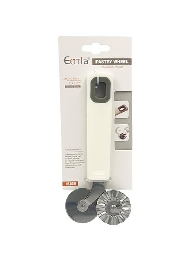Eotia Grip-Ez Pastry/Ravioli Wheel, Stainless Steel, 16.5cm