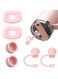 6pcs Silicone Spill Stopper Set,Compatible With Stanley Cup1.0&amp;2.0 40oz/ 30oz,Tumbler Accessories,Including Straw Cover Cap,Square Spill Stopper And Round Leak Stopper (Pink&iuml;&frac14;&circ;6pcs&iuml;&frac14;&permil;)