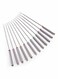 Marshmallow Roasting Sticks Stainless Steel Fondue Forks with Heat Resistant Handle for Chocolate Fountain Cheese Fondue Set of 12