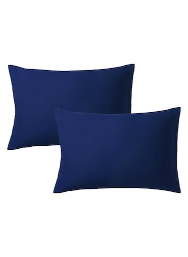 Xclusives Premium Blue Queen Pillow Cases - 2 Piece Set Pillow Cover - Soft Brushed Microfiber Fabric - Pillow Cases Standard Size (20x30 Inches) by Infinitee Xclusives
