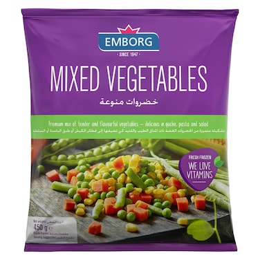 Emborg Mixed Vegetables, 450g