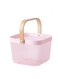 Basket, pink, 25x26x18 cm