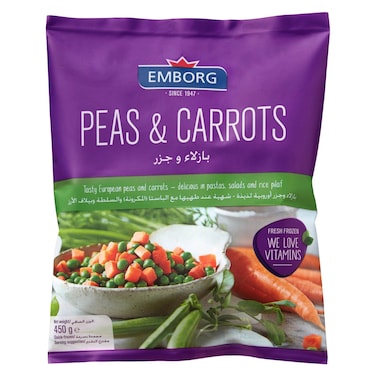 Emborg Peas and Carrots Mix, 450g