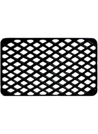 Arvix Black Rubber Scraper Mat, Size-33 x 56 x 10 cm, Multi, One