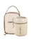 304 Stainless Steel Thermo Food Jar Insulated Container,15oz Insulated Food Container for Adult,Soup Thermo Lunch Containers Vacuum Leakproof Bento Box with Spoon and Insulated Bag (White)