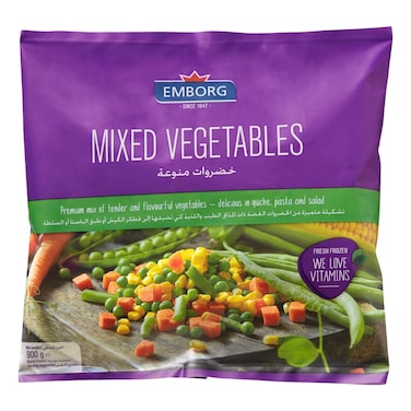 Emborg Mixed Vegetables, 900g