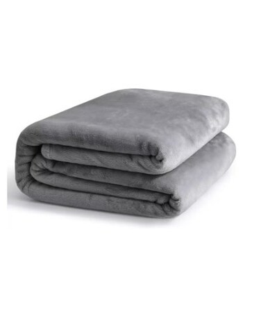 BSB HOME&reg; 300 GSM Premium Plush Single Blanket for Bed, Sofa, Couch, Travel and Camping AC Blanket   150 x 210 cm    Coffe Brown