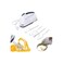 7 Gear Electric Egg Beater Automatic Hand Mixer Blender Plastics Rotating Push Whisk Cream