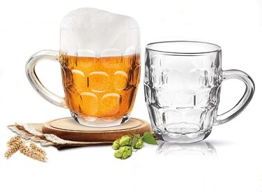 By Milton Cascade Beer Mug Set of 2