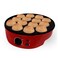 750W Mini Pancake Maker - 14-Hole Non-Stick Electric Poffertjes Machine with Temperature Control