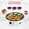 750W Mini Pancake Maker - 14-Hole Non-Stick Electric Poffertjes Machine with Temperature Control