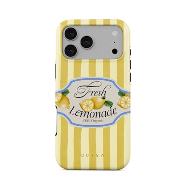 جراب Burga Frizzante Premium لهاتف iPhone 17 Pro Max متوافق مع هيكل صلب مزدوج الطبقات هجين + حماية من السيليكون - غطاء محمول مقاوم للخدش والصدمات