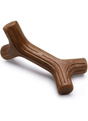 Benebone Bacon Stick Dog Chew Toy for Aggressive Chewer Bacon Flavor Giant
