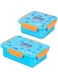 Eazy Kids Lunch Box Set Jawsome-Blue