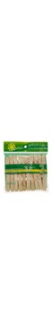 Aetelier 20x NATURAL BAMBOO WOODEN CLOTHES PEGS CLIPS PINE WASHING LINE DRY LINE WOOD PEG
