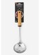 Stainless Steel Soup Ladle with Wooden Handle &acirc;&euro;&ldquo; Deep Bowl Design for Soups &amp; Gravies (33 cm)