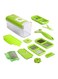 Fruit And Vegetable Chopper And Slicer Set Green/White