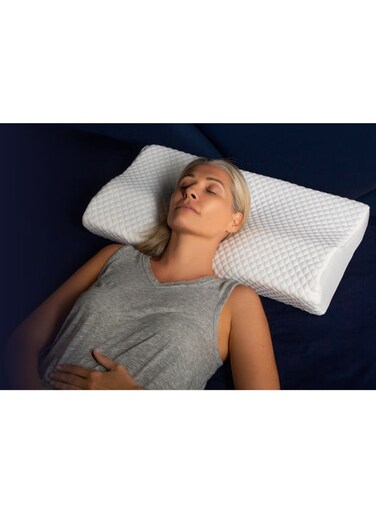 Comfortable Pillow Support for Stress-Free Rest A soothing image of relaxation where thoughtful sleep accessories enhance comfort, reduce pressure points, and support a healthier, more refreshing sleep experience.