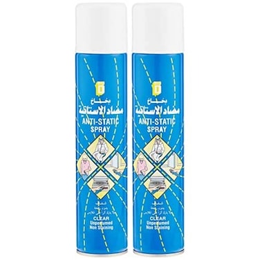 Big D Anti-Static 350ml  Pack of  2&ndash; Neutralizes Static Electricity, Prevents Clinging, Non-Staining Formula, Ideal for All Fabrics