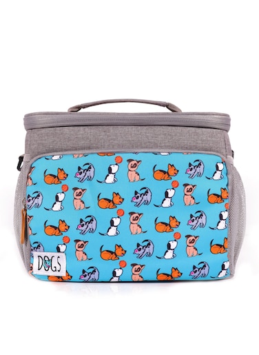 Biggdesign Dogs Waterproof and Leakproof Heat Insulated Lunch Bag, Turquoise