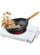 3500W Infrared Cooker, Single Infrared Ceramic Hot Plate, Compatible for All Cookwares, White, Type-G