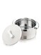 Panayaa Thermo Container 1500ml   Stainless Steel Insulated Hot Pot   Thermal Food Storage Containers Warmers   SILVER