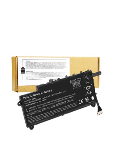 7.6V 3400mAh/29Wh PL02XL Laptop Battery Compatible for Hp Pavilion 11-n X360 Series 751875-001 PL02XL 751681-421 751681-231 HSTNN-LB6B HSTNN-DB6B TPN-C115