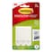 Command 17201-ES Picture Hanging Strips, Medium, Holds 4 Kg. whole pack, white color. 4 pairs/pack